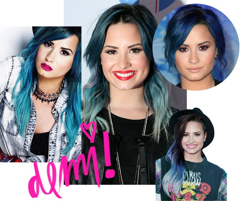 cabelo azul